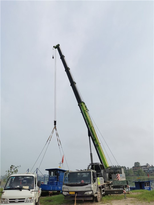 德化县桥梁建设吊装案例